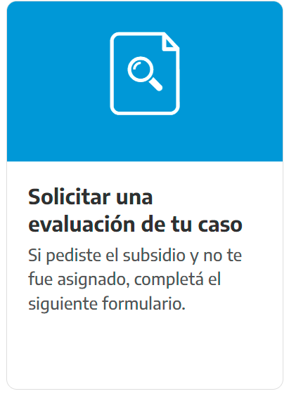 Solicitar una evaluación de tu caso